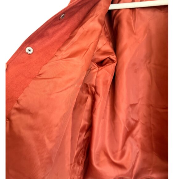 Nasty Gal | Daphnea Paris Rust Red Faux Suede Fringe Jacket Size Small - Picture 7 of 7